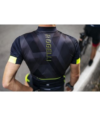 Rogelli Rogelli Brisk KM Wielershirt Grijs/Fluor