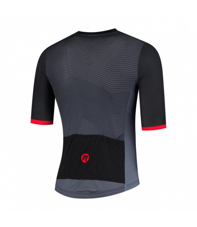 Rogelli Rogelli Valor KM Wielershirt Zwart/Rood