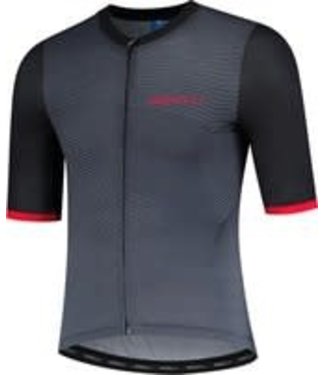 Rogelli Rogelli Valor KM Wielershirt Zwart/Rood