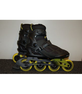 Powerslide Maat 44 - Powerslide Playlife Lancer Black 4x84 Inline Skates - 2eHands