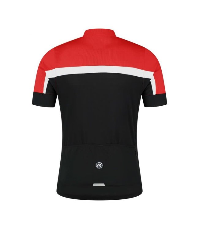 Rogelli Rogelli Course KM Wielershirt Zwart/Rood/Wit