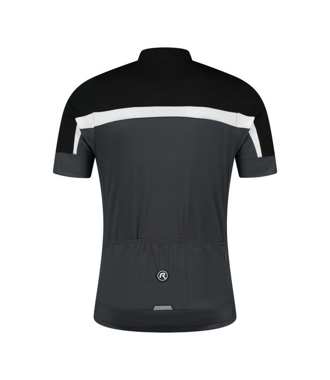 Rogelli Rogelli Course KM Wielershirt Zwart/Grijs/Wit