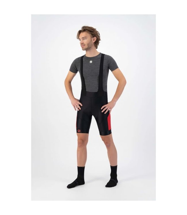 Rogelli Rogelli Tyro Wielerbroek Zwart/Rood