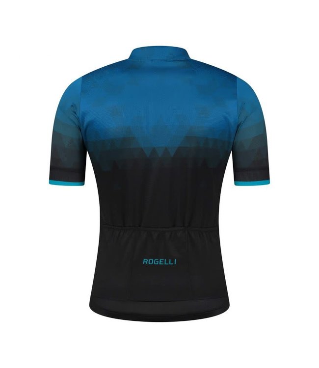 Rogelli Rogelli Sphere KM Wielershirt Zwart/Blauw