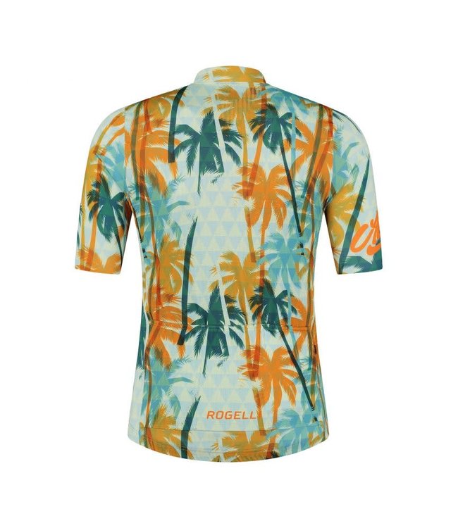 Rogelli Rogelli Hawaii KM Wielershirt Mint/Oranje