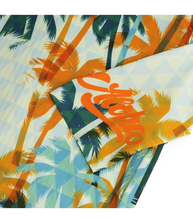 Rogelli Rogelli Hawaii KM Wielershirt Mint/Oranje