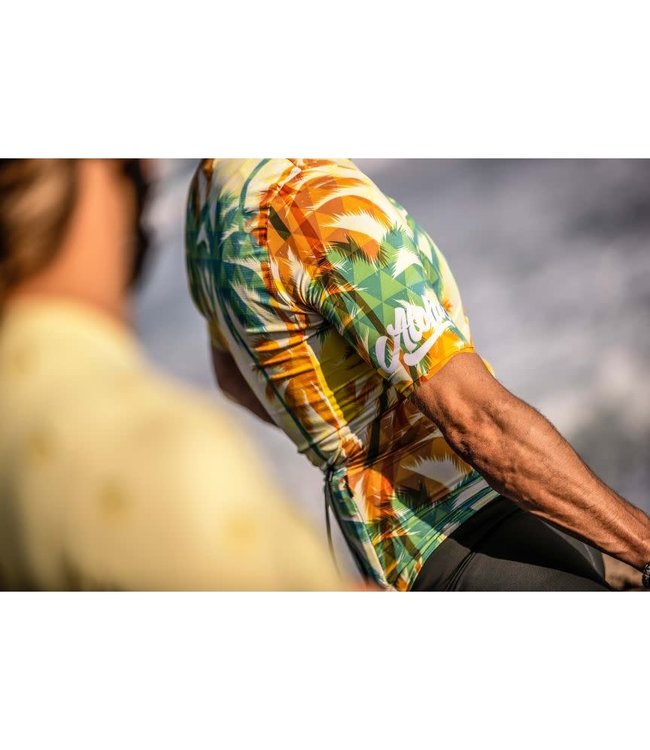 Rogelli Rogelli Hawaii KM Wielershirt Geel