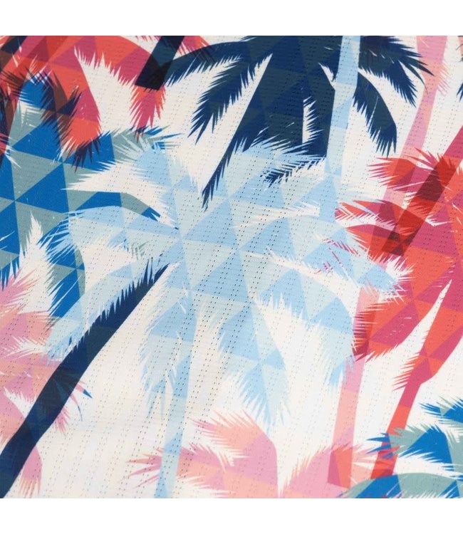 Rogelli Rogelli Hawaii KM Wielershirt Blauw/Roze