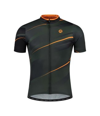 Rogelli Rogelli Buzz KM Wielershirt Groen/Oranje