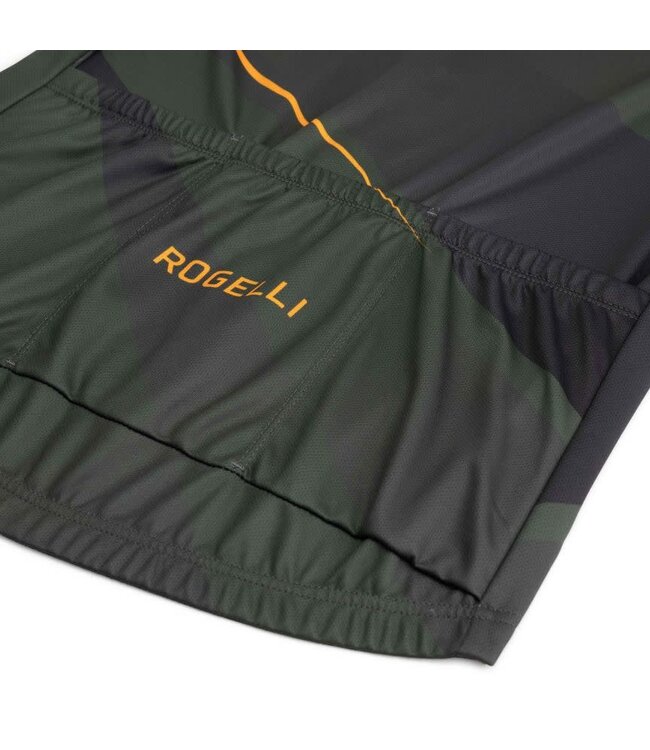Rogelli Rogelli Buzz KM Wielershirt Groen/Oranje