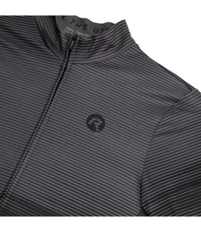 Rogelli Rogelli Glitch KM Wielershirt Zwart/Grijs
