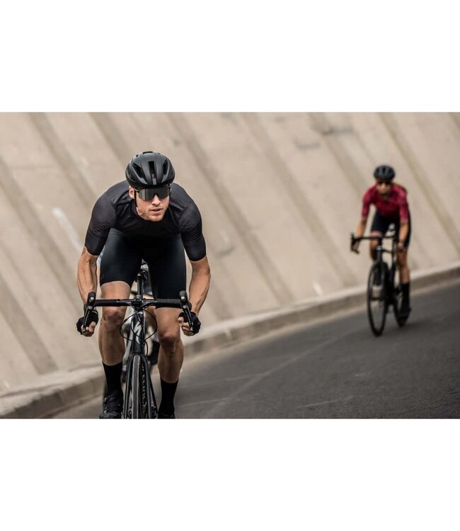 Rogelli Rogelli Glitch KM Wielershirt Zwart/Grijs