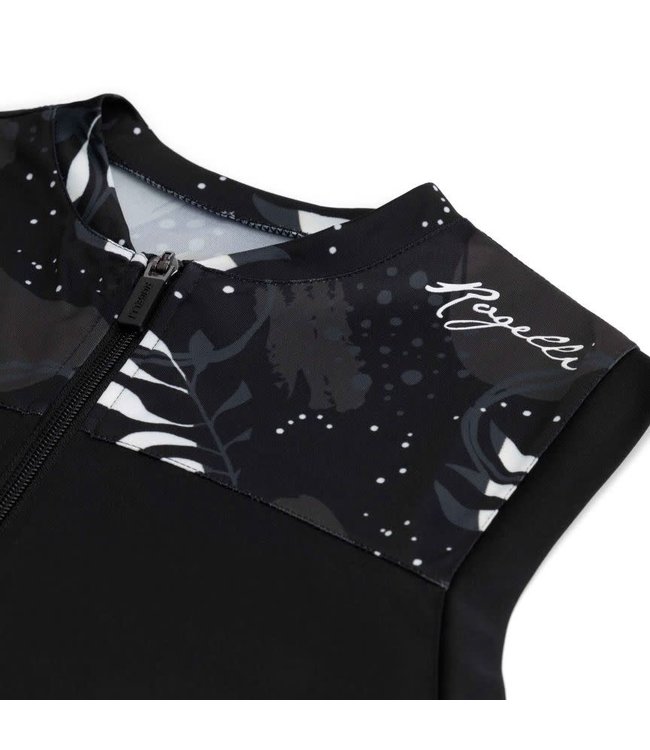 Rogelli Rogelli Harmony Ladies ZM Wielershirt Zwart/Wit