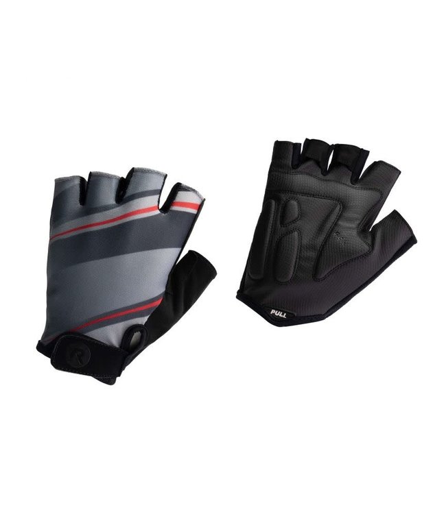 Rogelli Rogelli Buzz Wielerhandschoen Grijs/Rood