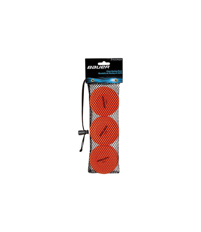 Bauer Bauer Floor Hockey Puck - 3 pack