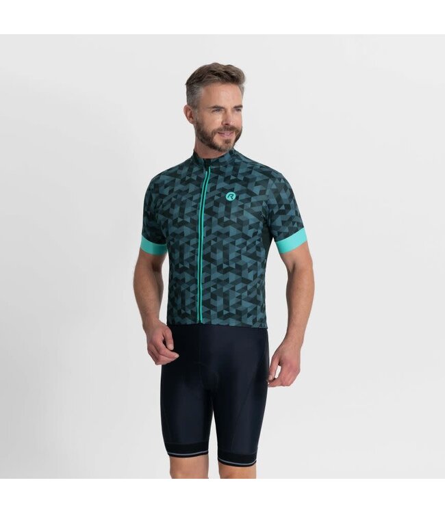 Rogelli Rogelli Rubik Wielershirt Grijs/Turquoise