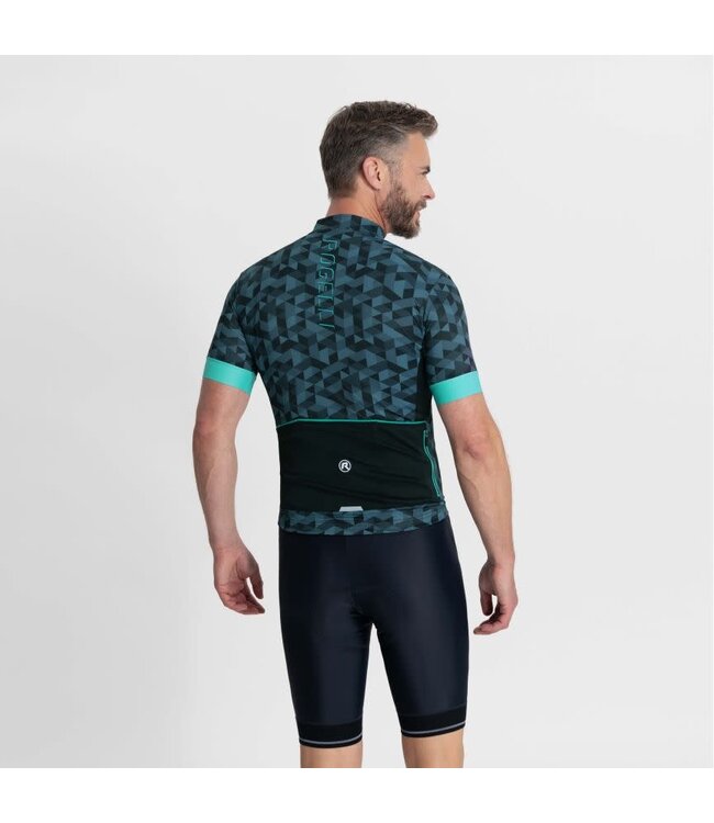 Rogelli Rogelli Rubik Wielershirt Grijs/Turquoise