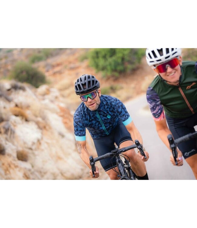 Rogelli Rogelli Rubik Wielershirt Grijs/Turquoise