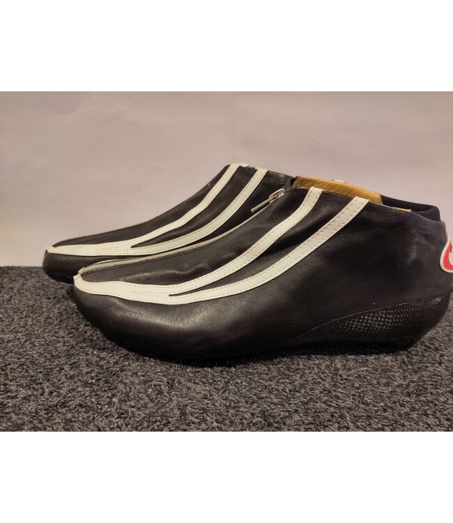 Groothuis Maat 42 - Groothuis GB19 Black/White Schaatsschoen - 2eHands