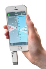 TFA 002 Hygrometer en thermometer voor smartphones - met app - WIT