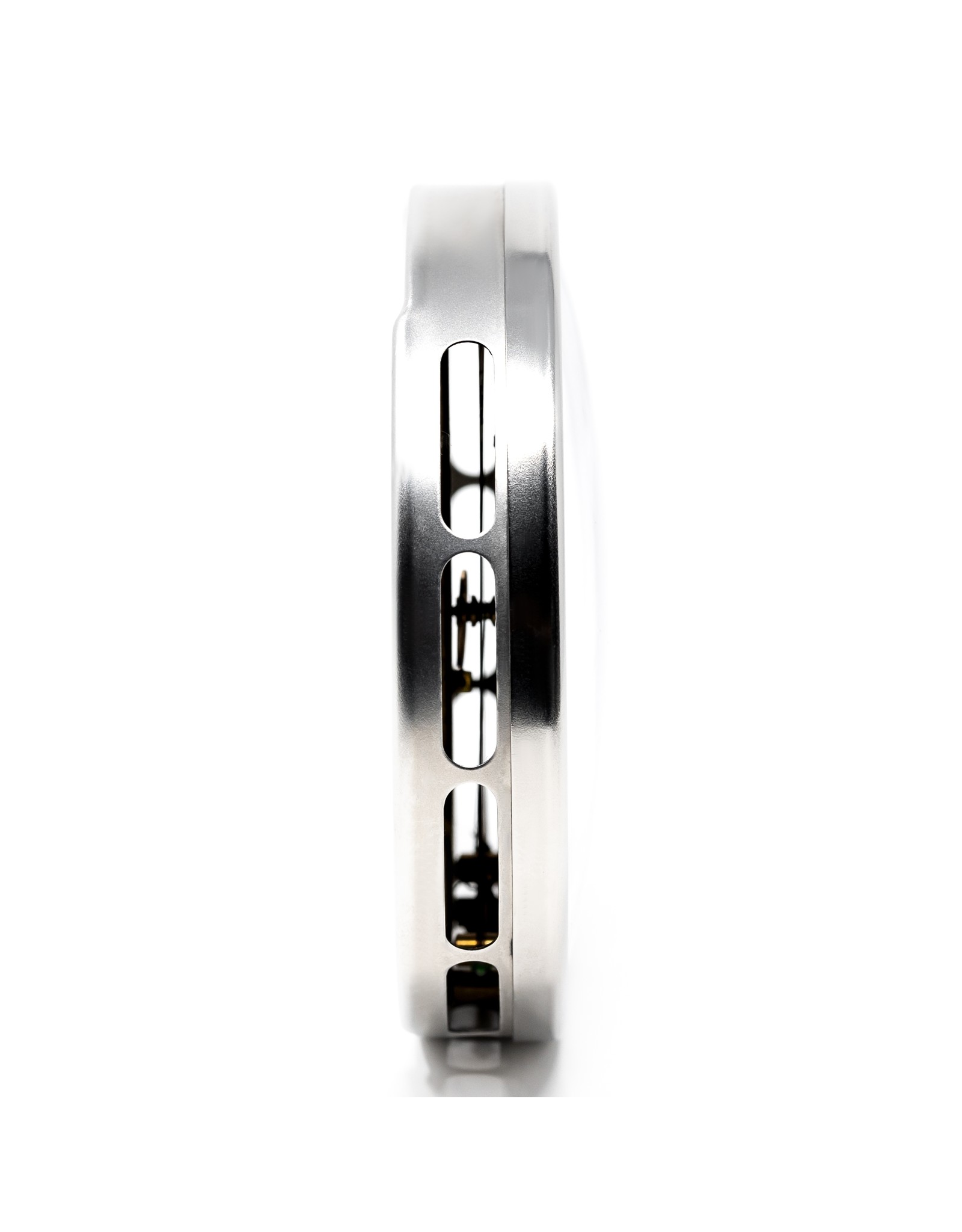 Fischer 005 Hygrometer mensenhaar,  Ø 10 cm, stijlvol, roestvrij stalen frame