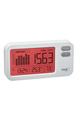 TFA 040 CO2-, thermo- en hygrometer met 24 uur-grafiek