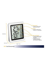 TFA 004 thermo- hygrometer met draadloze buitensensor temperatuur