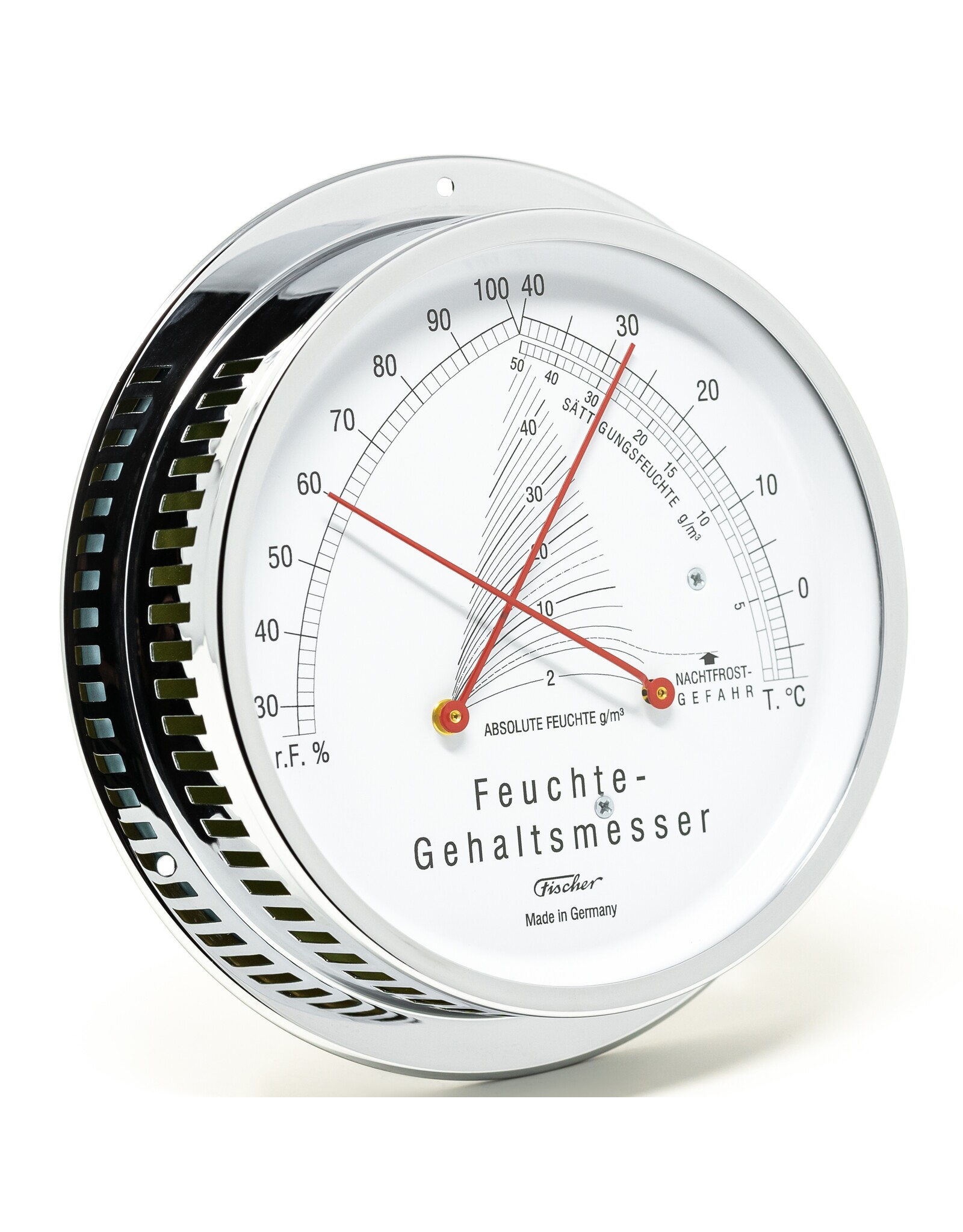 Lufft - Fischer 003 Hygrometer en thermometer, geeft condensatiepunt aan, stijlvol