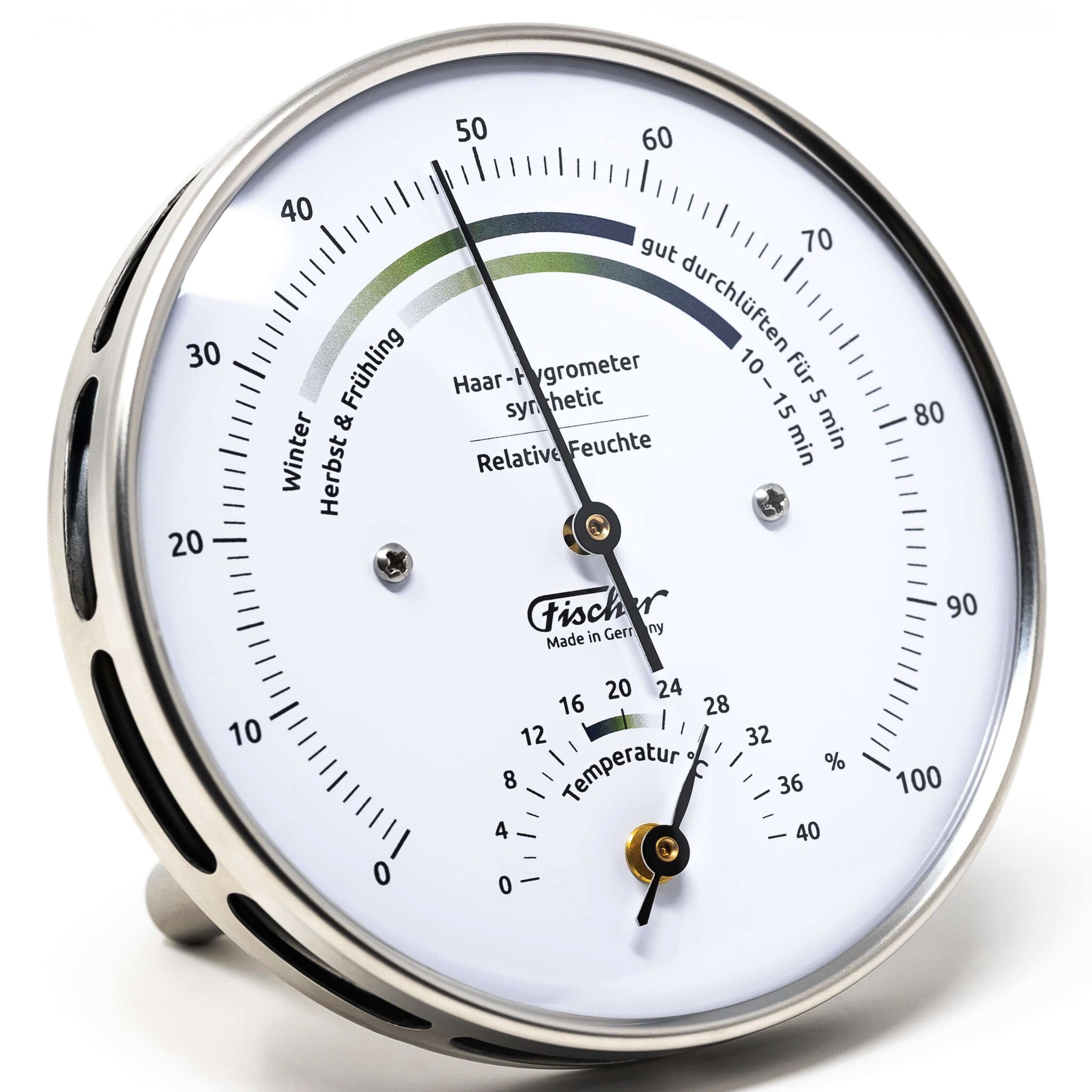 Analoog weerstation voor buiten RVS bth197
