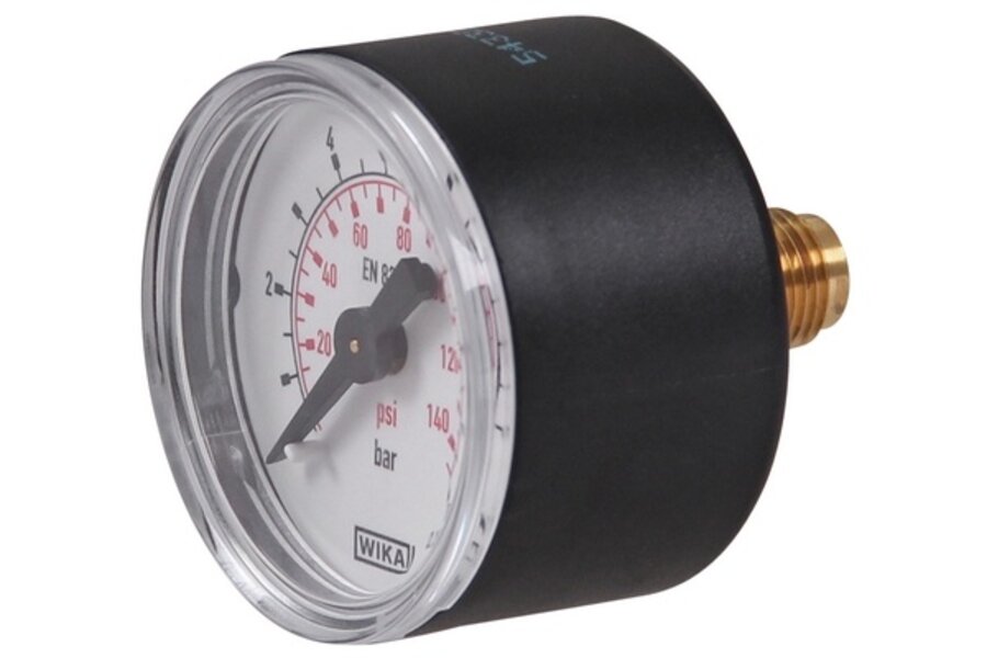 Manometer Ø40mm 1/8" 0-10bar achteraansluiting