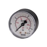 Manometer Ø50mm 1/4" 0-16bar achteraansluiting