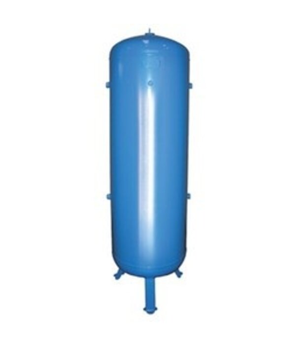 Persluchtketel verticaal 2.000 liter blauw 11 bar