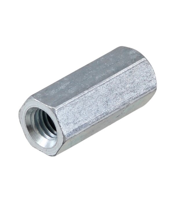 Koppelmoer verloop M6 inwendig / M8 inwendig