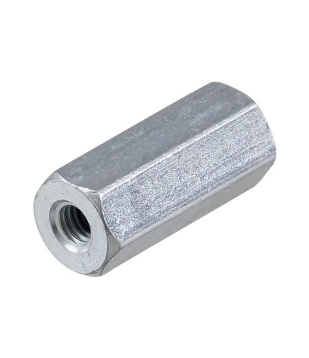 Koppelmoer verloop M6 inwendig / M8 inwendig