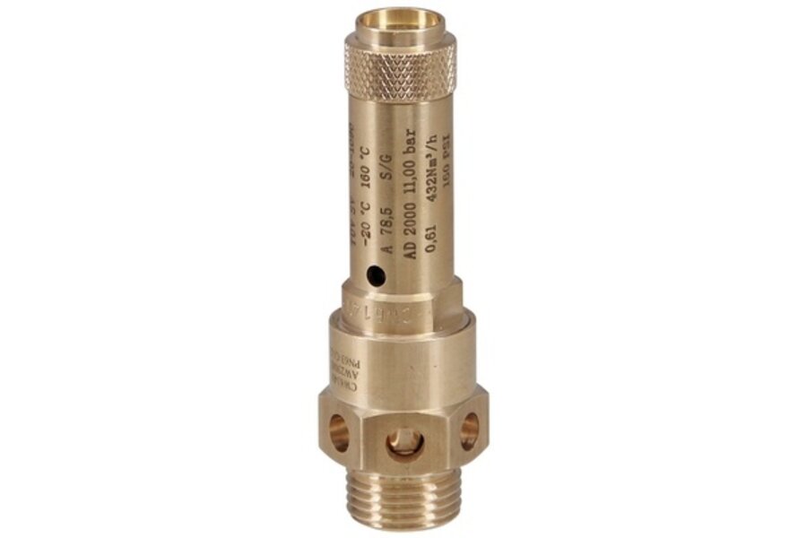 Veiligheidsventiel CE 11 bar 1/2"