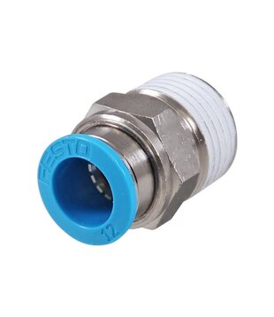 Push-in koppeling 12mm - 1/2" uitwendig