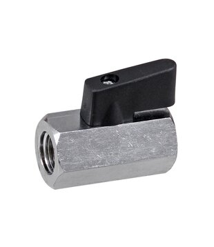 Kogelkraan mini 3/8" inwendig