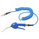 Spiraalslang PU 5x8mm 3 meter met blaaspistool 110mm korte tuit
