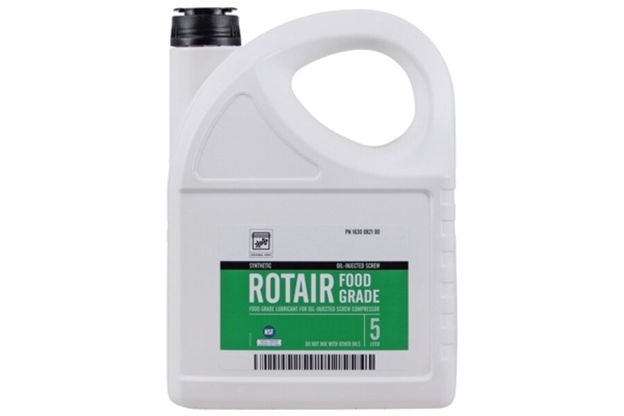 1630082100 Schroefcompressorolie Rotair foodgrade (5 Liter)