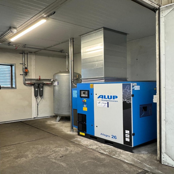 Duurzame energiebesparing bij beco Vianen dankzij een efficiënte persluchtinstallatie! 