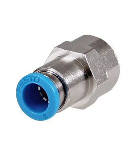 Festo push-in koppeling 8mm - 3/8" inwendig