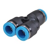 Push-in Y-stuk 4mm