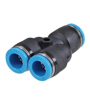 Push-in Y-stuk 16mm