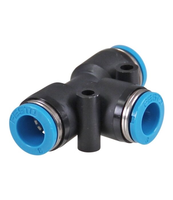 Push-in T-stuk 8mm