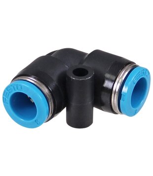 Push-in koppeling 90° - 4mm