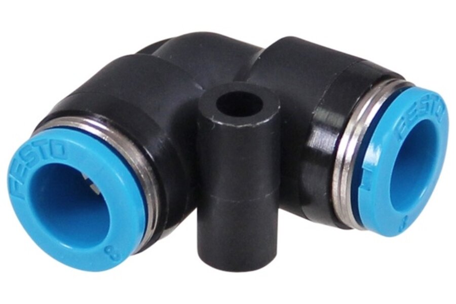 Push-in koppeling 90° - 6mm