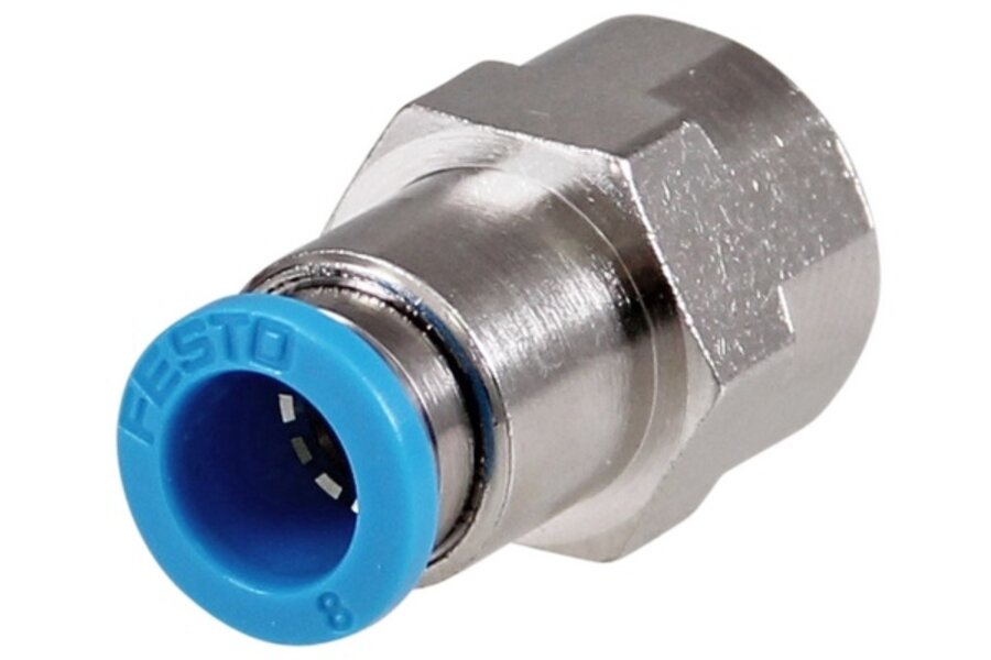 Push-in koppeling 8mm - 3/8" inwendig