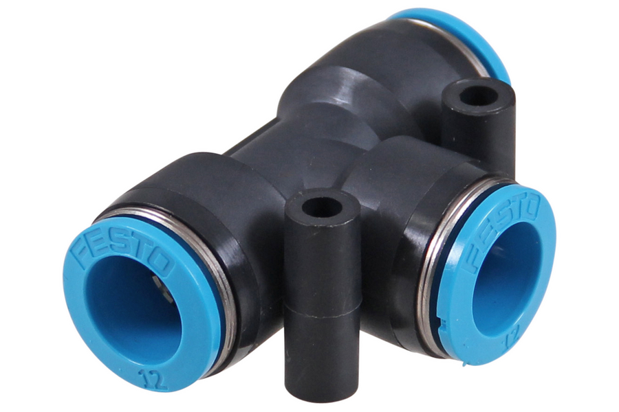 Push-in T-stuk 12mm