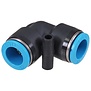 Push-in koppeling 90° - 4mm