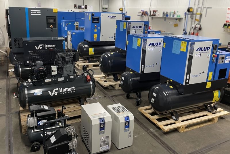 Tijdelijke compressor huren bij Van Hemert Persluchttechniek